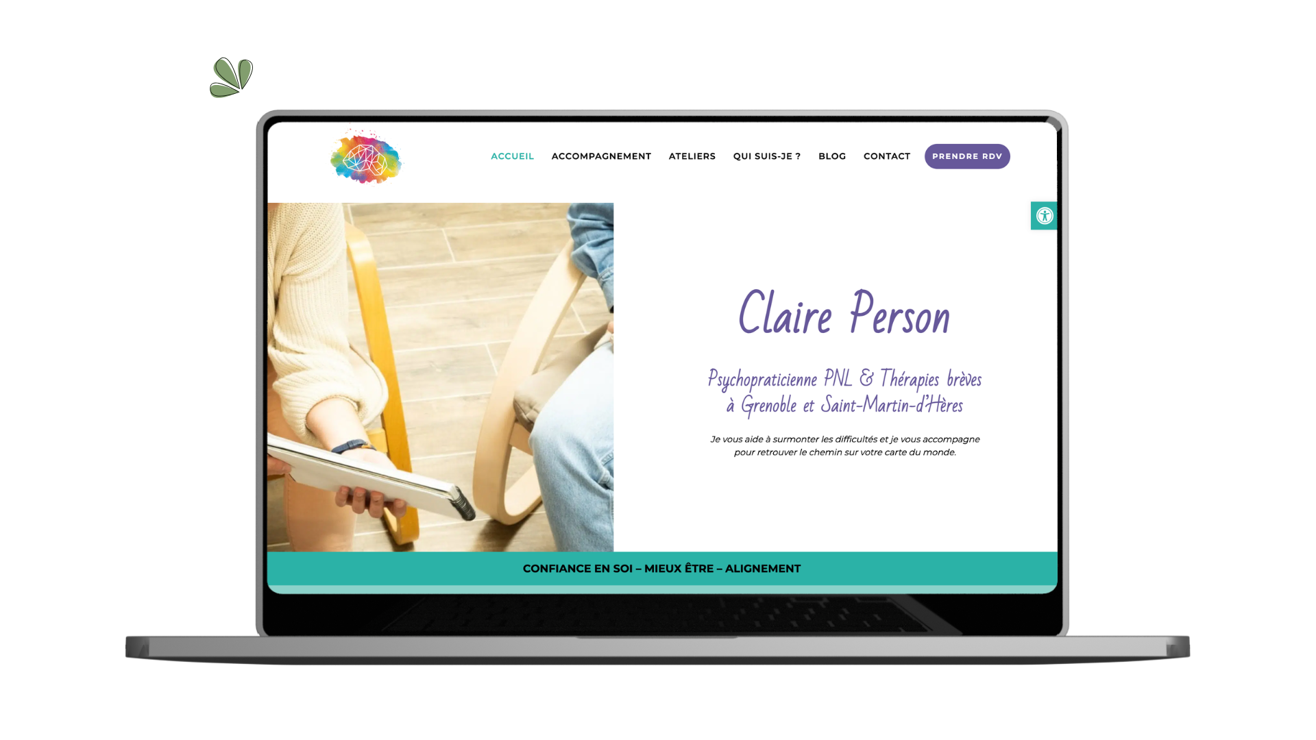 création-site-wordpress-claireperson-psychopraticienne-pnl-therapiesbreves-communicationresponsable-sitewebethique